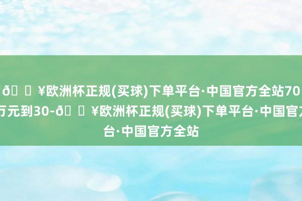 🔥欧洲杯正规(买球)下单平台·中国官方全站700.00万元到30-🔥欧洲杯正规(买球)下单平台·中国官方全站