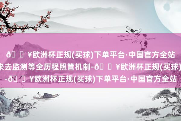 🔥欧洲杯正规(买球)下单平台·中国官方全站配置健全接入测试、来去监测等全历程照管机制-🔥欧洲杯正规(买球)下单平台·中国官方全站