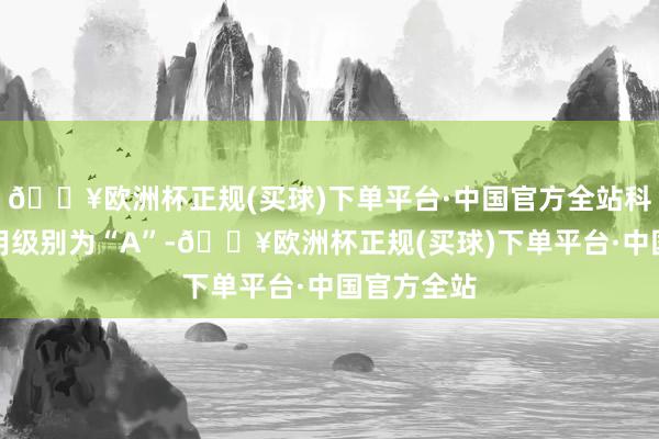 🔥欧洲杯正规(买球)下单平台·中国官方全站科达转债信用级别为“A”-🔥欧洲杯正规(买球)下单平台·中国官方全站